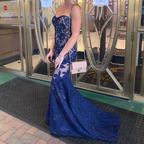 Lace Prom Dress - Picture 3 of 3